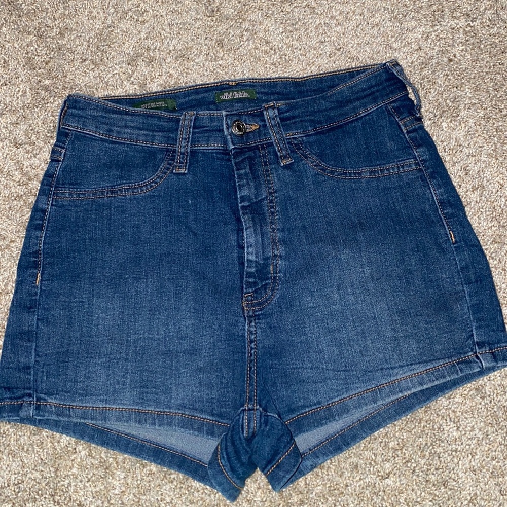 wild fable size 8 denim shorts